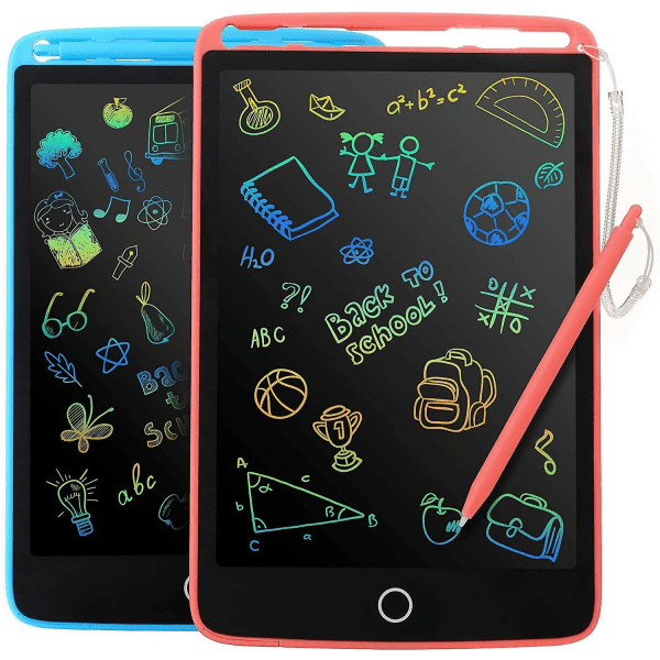 11" barnsurfplatta färgskärm LCD ritblock Raderbar anteckningsblock Pedagogiska leksaker 2 3 4 år gammal flicka pojke present，-XIN