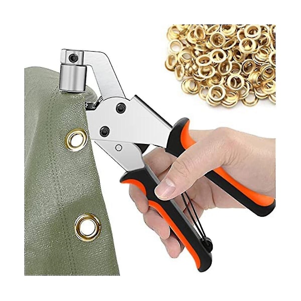 Eyeletpliers Compatible with Tarpaulins,eyeletpliers Set with 300eyelets (diameter 10 Mm),eyeletpliers 10 Mm Fo-dz-Xin