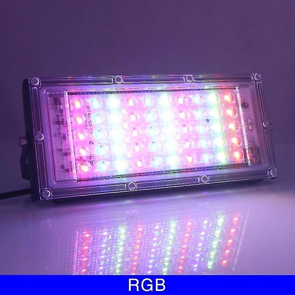 50W IP65 Vedenkestävä Ulko-LED-Valokeila - Xin RGB