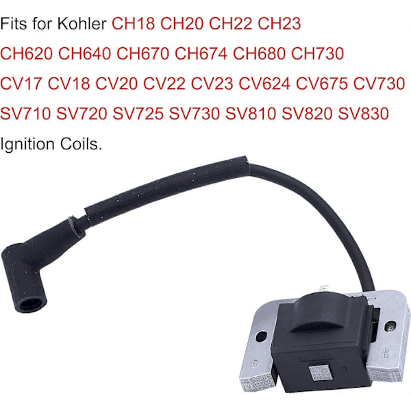 2 st Tändspolar för Kohler 24-584-01S 2458445-S 24 584 45-S CH18 CH20 CH22 CH23 CH620 CH621 CV18 CV20 CV22 CV23 CV624-Xin