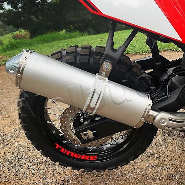 for Yamaha Tenere 660 700 1200 XTZ 700Z XT1200Z Super T 700 Motorsykkel Hjul Klistremerke Motocross Reflekterende Felg Dekal Tilbehør-Xin Blue 002