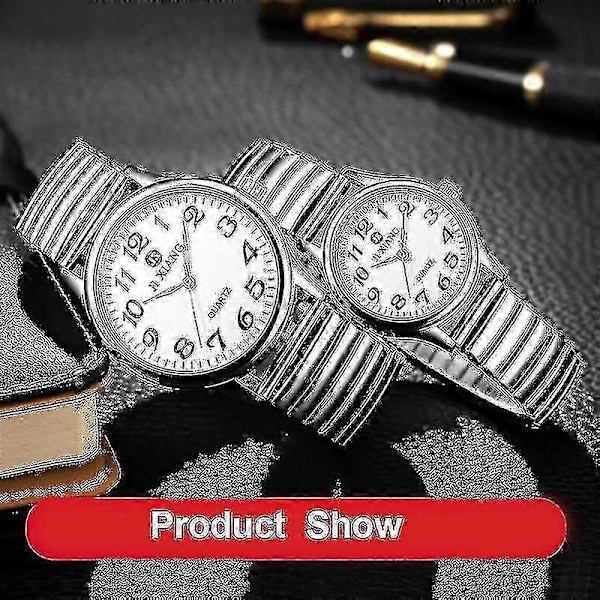 12 14 16 18 20mm infällbart klockarmband i rostfritt stål infällbart klockarmband metall elastiskt band-Xin Gold 12mm