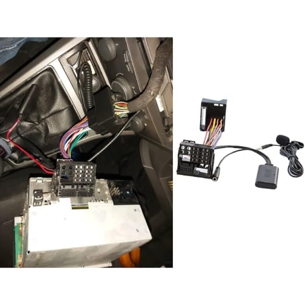 Bluetooth 5.0 Aux-kaapeli Mikrofoniadapteri 6000 Cd Ford Mondeo-XIN