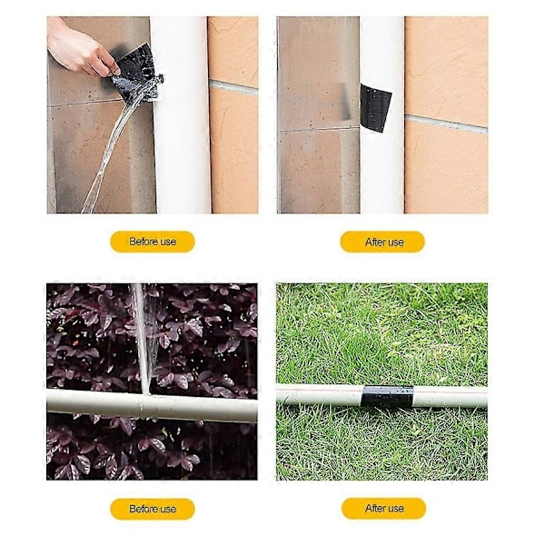 Supersterk Fiber Vanntett Tape-xindaren White 30X150cm
