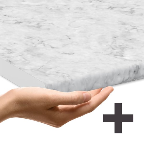 Fame-Line köksmöbler, 40cm, PT Marble, Ljusblågrå, Antracit, Vicco Ljusblågrå, antracit