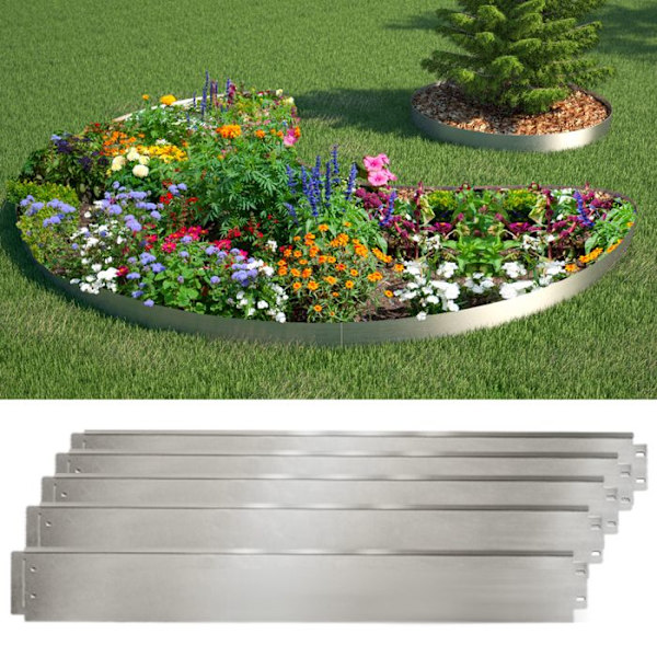 Nurmikon reunapuutarha reunus parterre palisade puutarha 100x14 cm 20 m Pengar