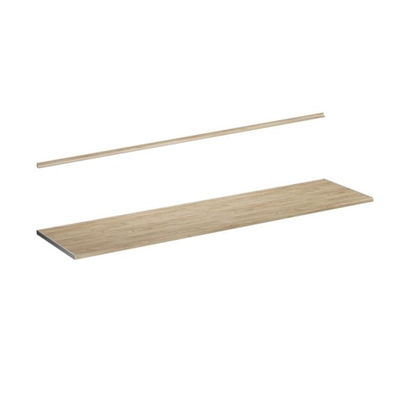 Vicco R-Line keittiön työtaso, kultatammi, 240 cm Gyllene kraft ek