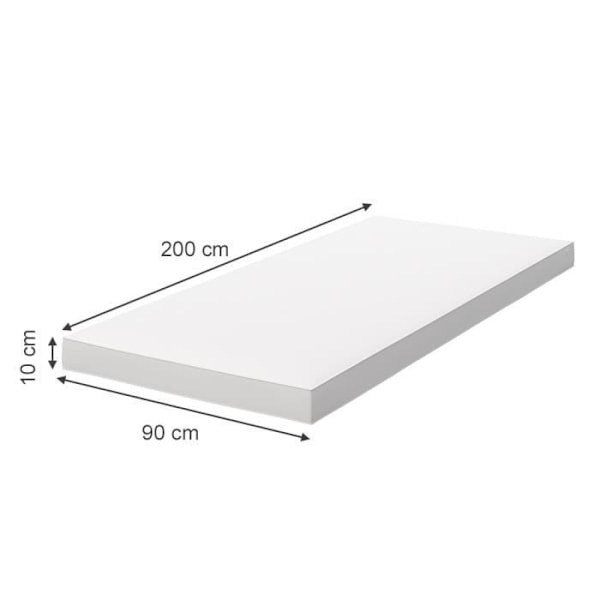 VitaliSpa Calma Comfort Patja 10 cm 90 x 200 cm