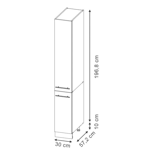 Fame-Line Apotekskåp, 30cm, Ekpanel, Vit, Vicco Ekpanel, Vit