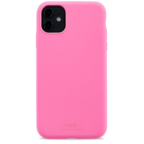 held iPhone 11/XR Skal Silikon Starkrosa 50