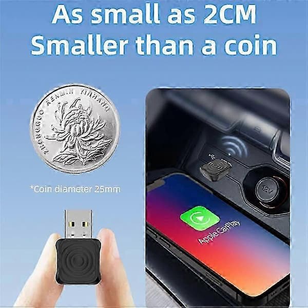Carlinkit Mini Ultra Trådløs Carplay Android Auto Adapter Til Kablet Carplay Android Auto Bil