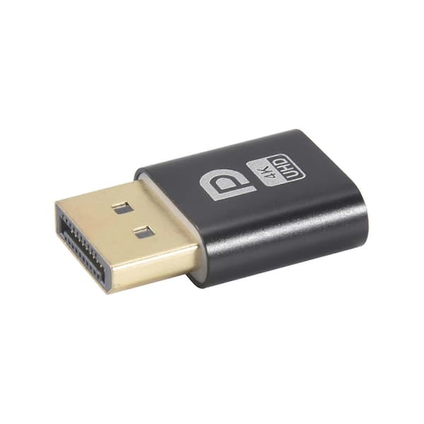 4K Displayport Dummy Plug DP virtuell skjermadapter EDID hodeløs spøkelsesemulator for PC-grafikk V