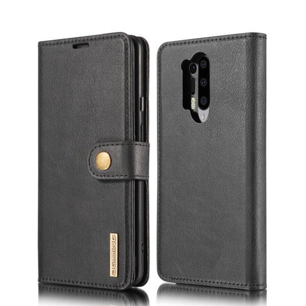 Pung etui med magnetisk cover til OnePlus 8 Pro - DG.MING Sort Sort