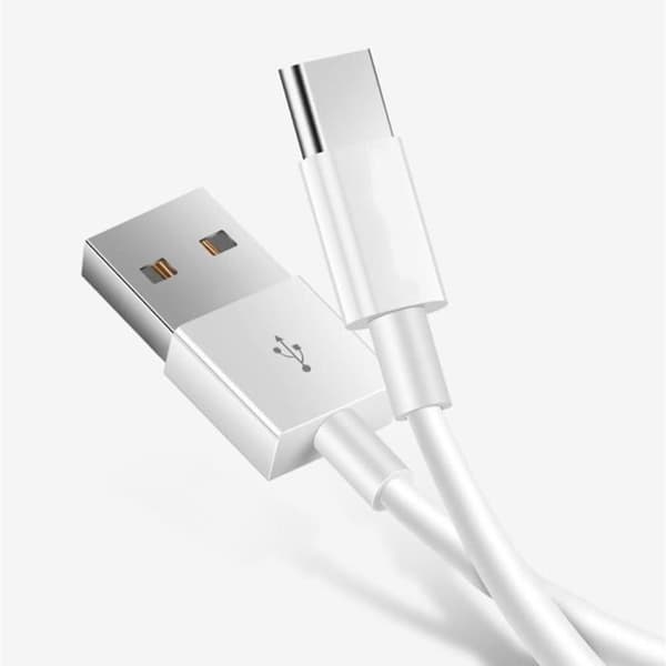 2m lengde - USB C-kabel for hurtiglading og dataoverføring, ladekabel for Xiaomi Mi 9T Sound - hvit