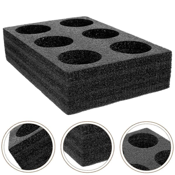 Sekshulls koppholder drikkebrett for drikkepakking melkete 6-hull