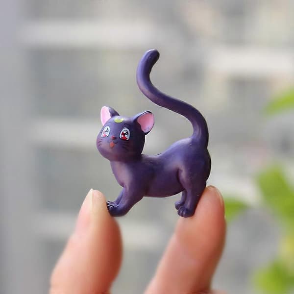 20 st minikatter, mikro, söt trädgårdsprydnad