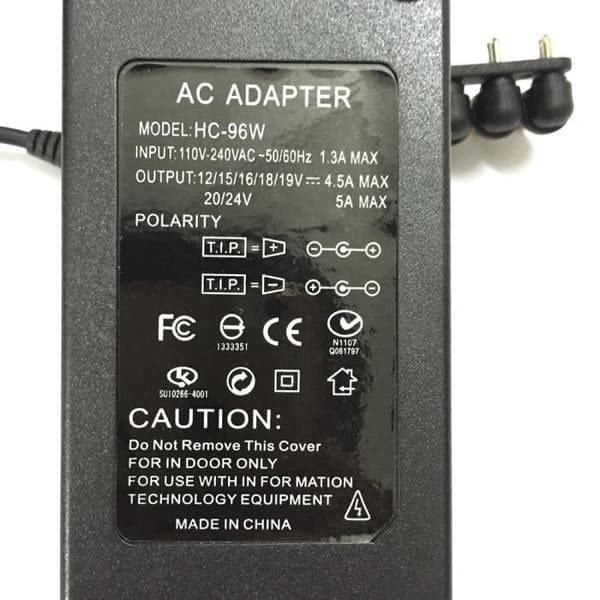 12-24V Universalladdare för bärbara datorer (Asus, HP, etc.)