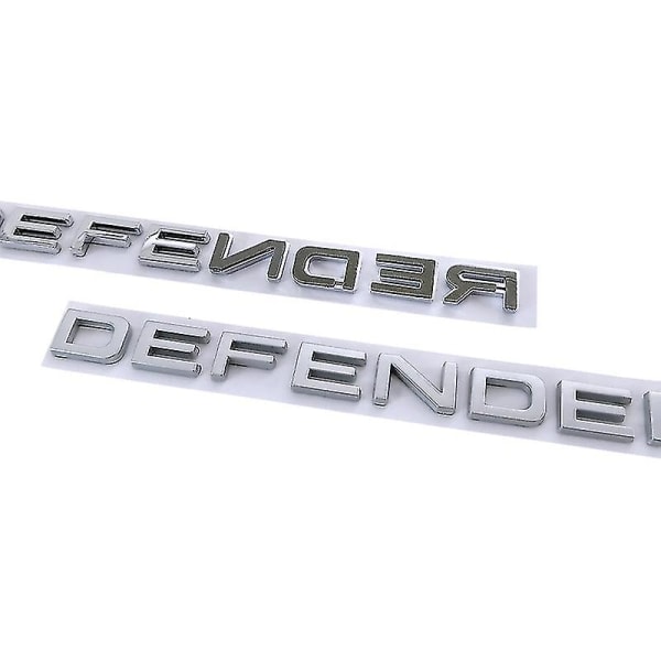 3d Abs Defender Emblem Bogstaver Bil Front Hood Bag Trunk Badge Sticker Til Land Rover L663 Trx4 Trx 4 110 2020 2021 Tilbehør