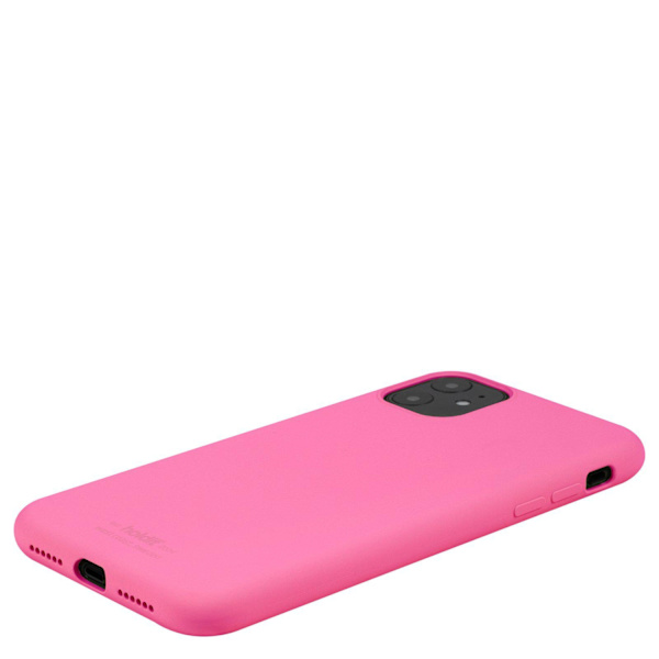 held iPhone 11/XR Skal Silikon Starkrosa 50