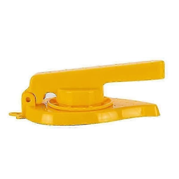 Dumpling Skin Presser Mold Manuell Dumpling Pressing Tool Dumpling Wrapper Maker For Home Kitchen (1 stk, gul)P2025042500218 SZRH A-DS 5 5