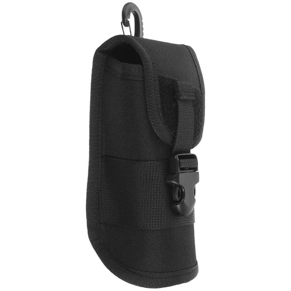 Sort bærbar brilleholder til opbevaring 4 stk. holdbart brilleetui Black 18x9cm