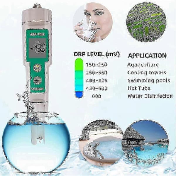 Högprecisions ORP/Redox-mätare med potential