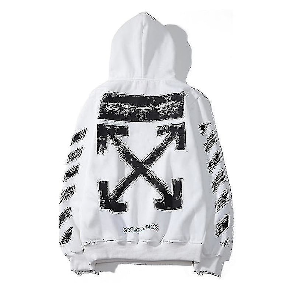 Stripete hettegenser Retro Arrows Off-white hettegenserjakke