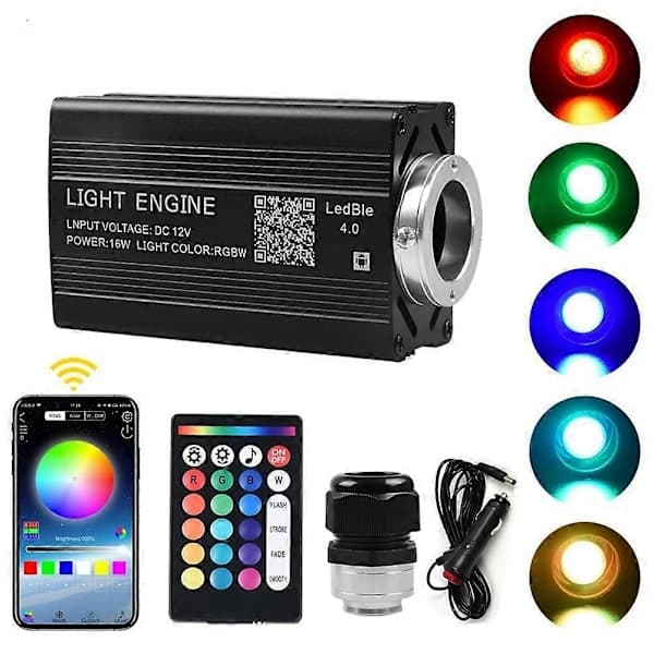 1000 pcs Fiber Optic Car Home Decoration Star Light Kit Ceiling Lights Remote Control
