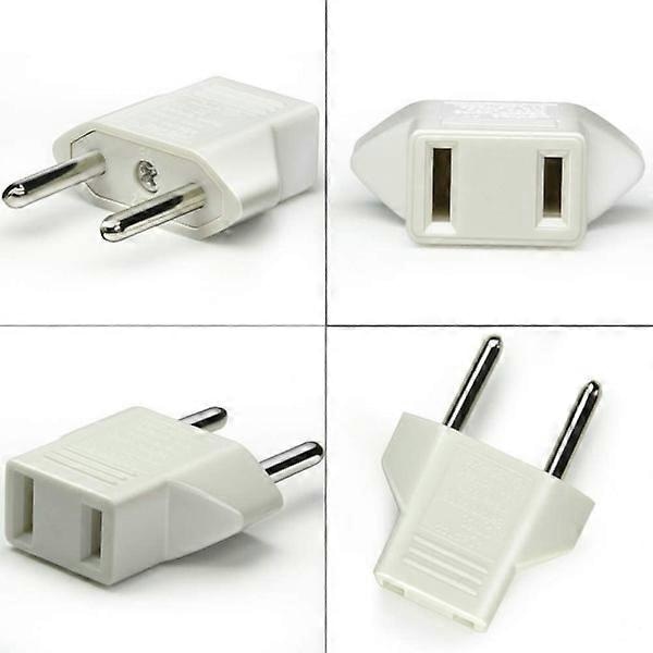 US till EU Adapter - Vit