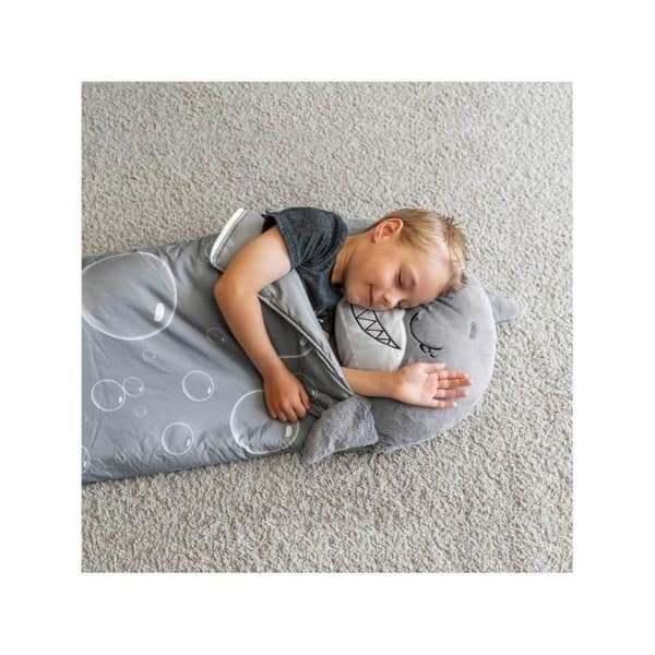 Ohlala Sovsäck med Bekväm och Mjuk Kudde för Barn 160*60cm - Grå