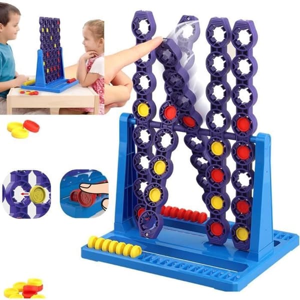 Brætspil - Connect 4 Spin Spil - Strategispil - Børn