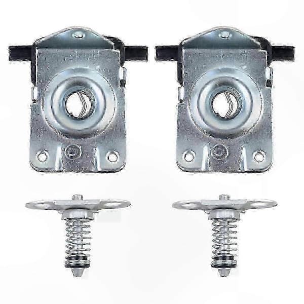 4 STK Motorhjelmlås sæt, ABS + Metal, Direkte Pasform, Nem Installation, Kompatibel med E46 E39 E52 E53 Køretøjer, 1999-2006 3/5 Serie, M3, M5, X5, Z8