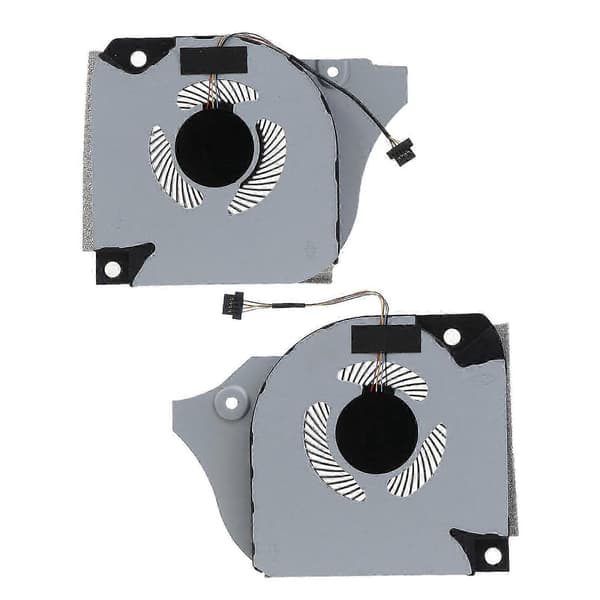 12V CPU GPU-vifte for Inspiron G5 7590 G7 7790 bærbar PC-kjøler svart metall CPU GPU