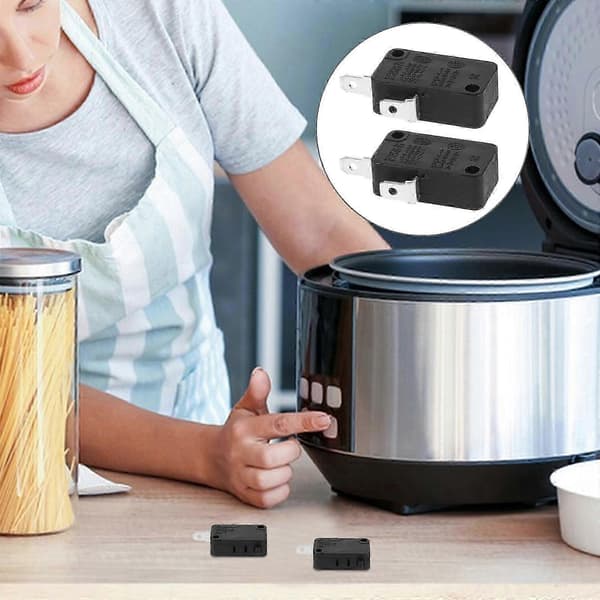 2 kpl mikroaaltouunin oven kytkimiä, korvaava mikroaaltouunin kytkimen korjaustarvike