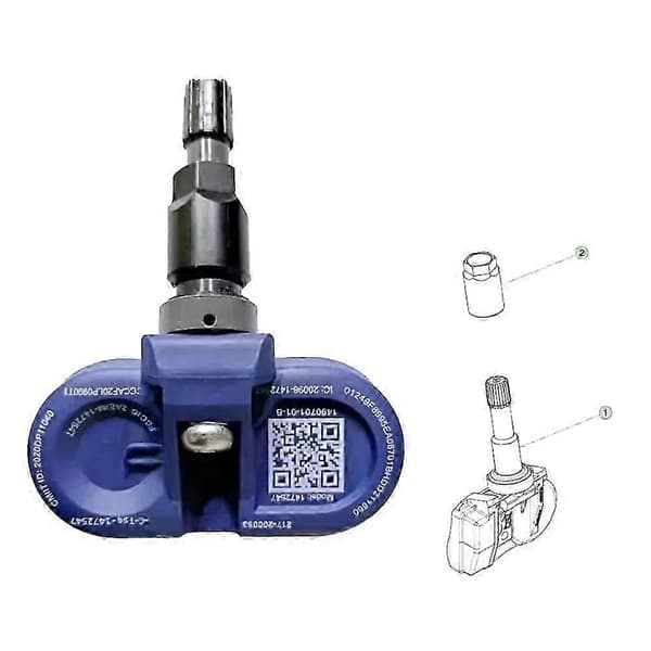 2st 1490701-01-B Bluetooth TPMS-sensor 149070100B 1490701-00-B för Tesla Model 3 Y X S 20-24 TPMS Däcktryckssensor Edition 0428