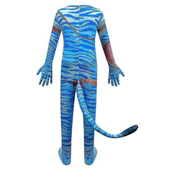 Avatar Cosplay Costumes Naamio lapsille Ulkomaalainen puku Poika Tyttö Avatar 2 Way Of Water Halloween ja naamiaiset juhlat Kid Costume Jst.