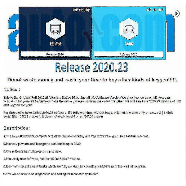 2022 Senaste 2020.23 Med Gratis Keygen Upplåst Programvara För Delphis DS150 32GB USB VD Autocoms Pro OBD Bil Lastbil Diagnostikverktyg