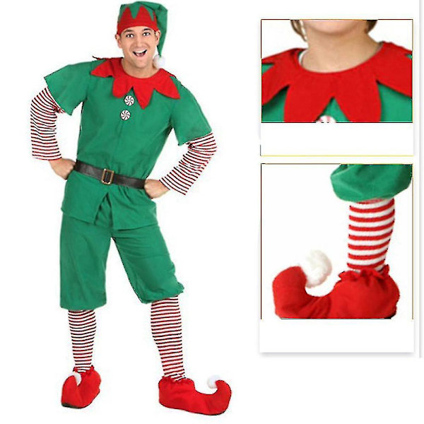 Kostymer Tjejer Elf Kostym för barn Xmas Julkostymer Y