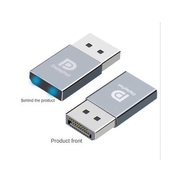 10 kpl 4K Displayport Dummy Plug DP virtuaalinen näyttösovitin EDID Headless Ghost Emulator Graphics Vi Grey