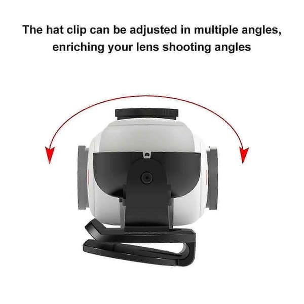 Til Insta360 Go 3 GO 3S Clip Mount Hat Clip Quick Release Clamp