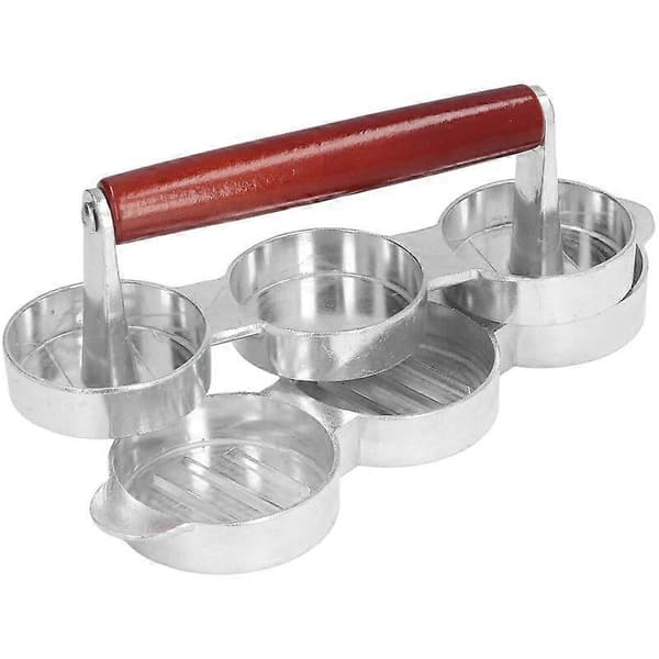 Hamburgerpress Patty Mold Mini Burger Press Maker för utomhuspicknick camping BBQ
