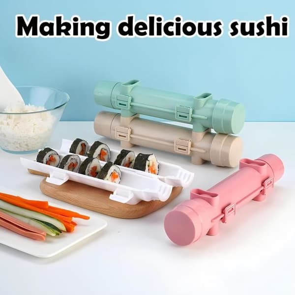Sæt med 2 sushiformer, multifunktionelt sushifremstillingssæt, sushirulle, sushirullesæt, sushiform