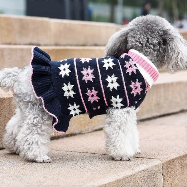 Hundegenser Kjole Turtleneck Genser