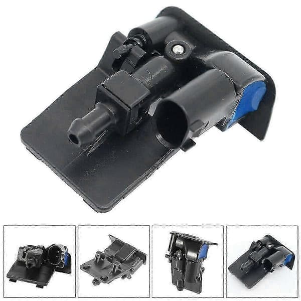 2x Ny frontrutespylerdyse frontrutedyse jet 61667183343 for -BMW X1 E84 / X6 E71 E72 Black