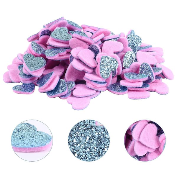 Blå Glitter Pailletmærker til DIY Smykkefremstilling 200 stk