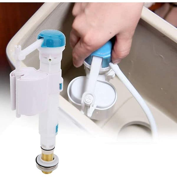 Horizontal float valve, reversible float valve for toilet supply, toilet flush valves push button fill valve (G1/2)