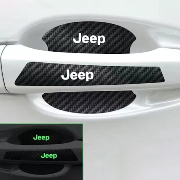 8 kpl Valoisa auton ovenkahvan kulhotarrat Joustava kulhotarra, joka sopii Mitsubishille
