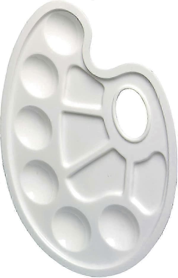 Blandepalett med fingerhull, hvit 5 5