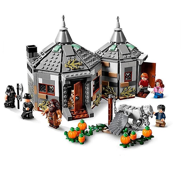 496 byggeklosser Harry Potter byggeklosser Skurk Harry Potter Hagrid Hytte Modell byggeklosser Monterte byggeklosser Barnas