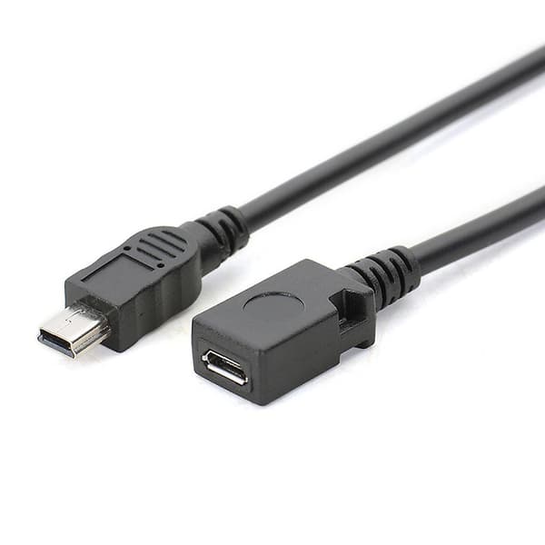 Micro USB - MiniUSB-sovitin muiden MP4-matkapuhelimien lataamiseen